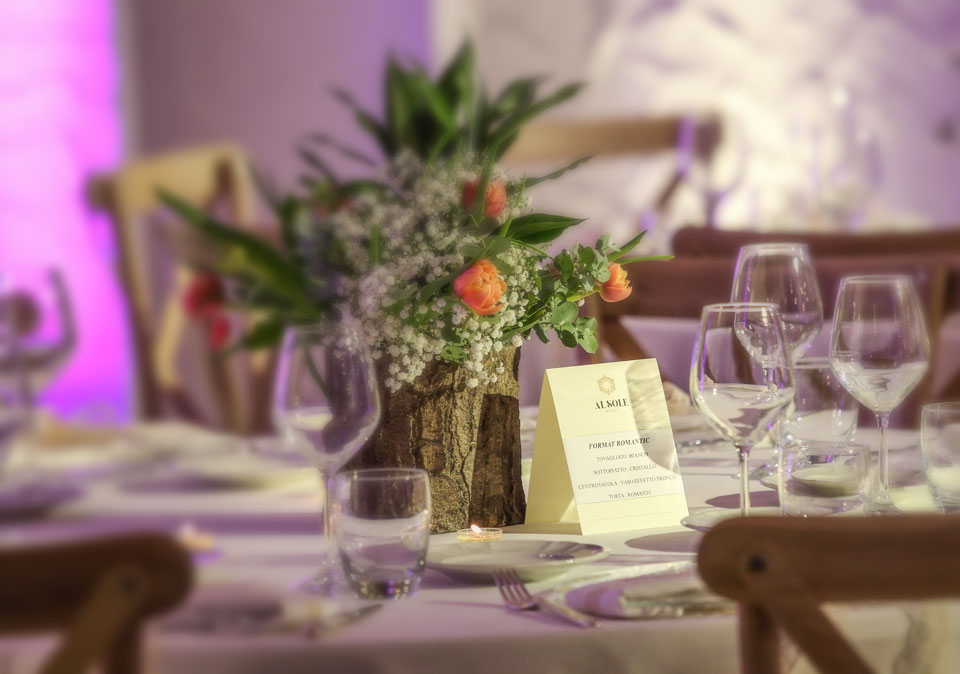 servizio wedding planner per matrimonio sala ricevimenti